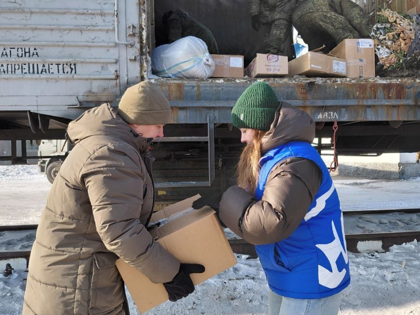 ​Подарки бойцам спецоперации отправили забайкальцы ко Дню защитника Отечества 